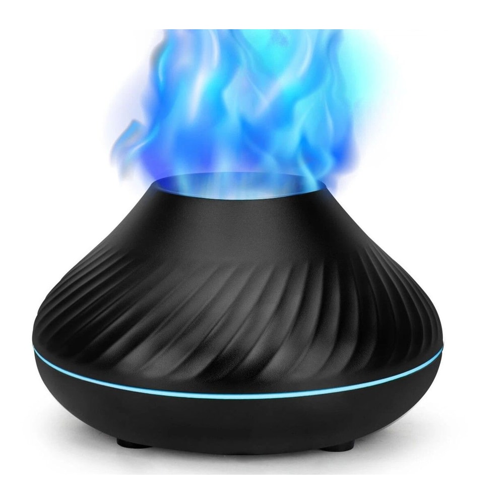 Aroma Volcano Flame Diffuser Aromatherapy Humidifier For Room Essential Oil Diffuser With Color LED 0