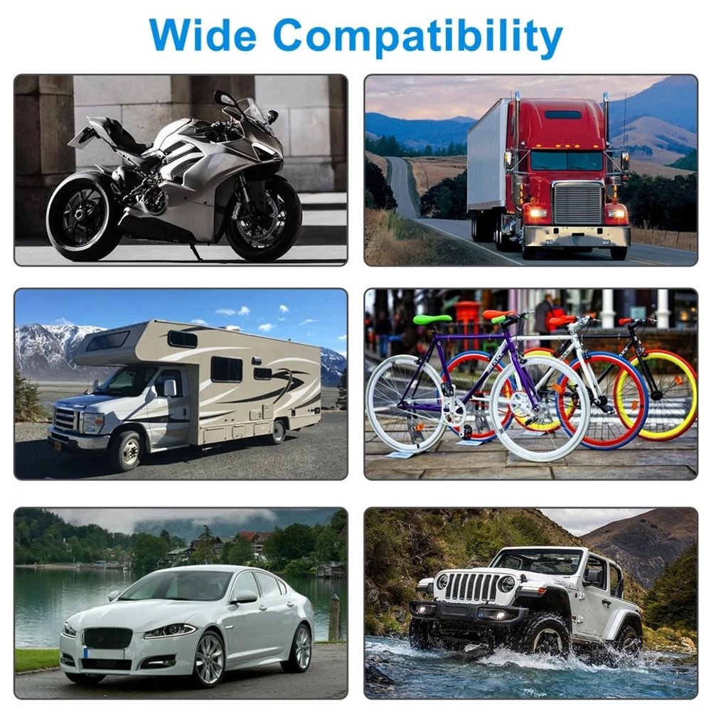 Dual Head Chuck Tire Inflator With Pressure Gauge Precision Measurement For Cars Trucks SUVs 5