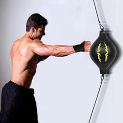 adjustable double-end boxing speed ball pu leather punching bag for home training