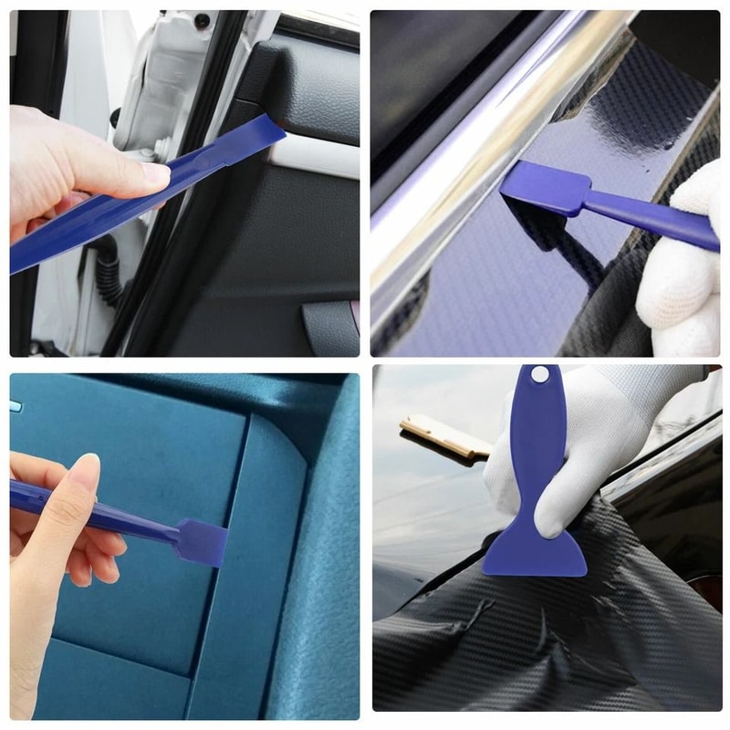 Car Window Tinting Tool Kit Vinyl Wrap Squeegee Scraper Gloves And More 2