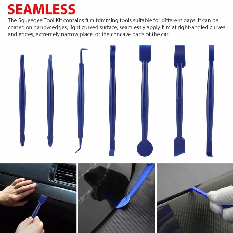 Car Window Tinting Tool Kit Vinyl Wrap Squeegee Scraper Gloves And More 3