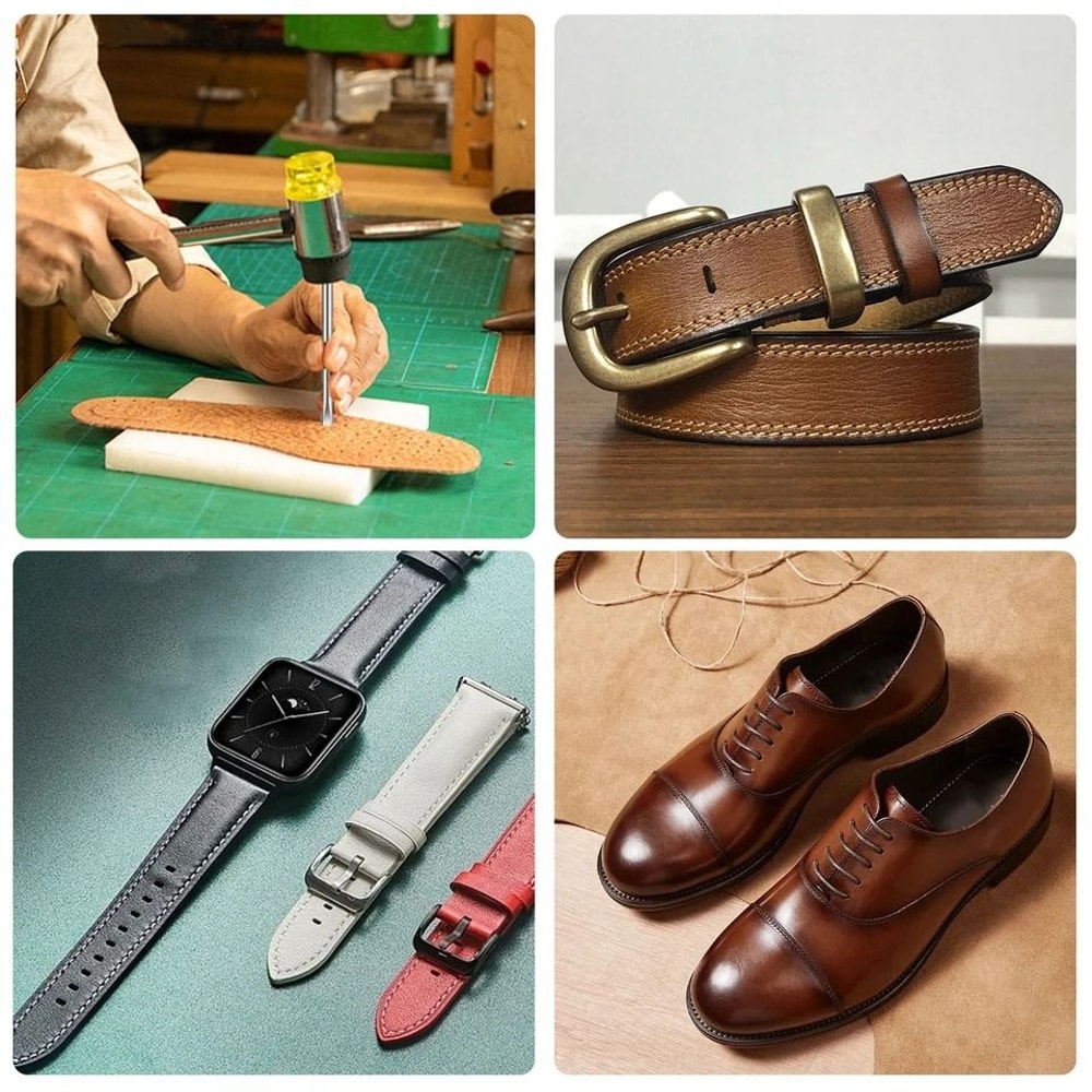 Heavy Duty Leather Punch Set For Belts Wallets DIY Projects 4