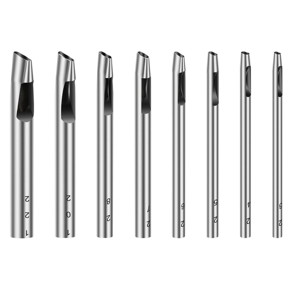 Heavy Duty Leather Punch Set For Belts Wallets DIY Projects 0