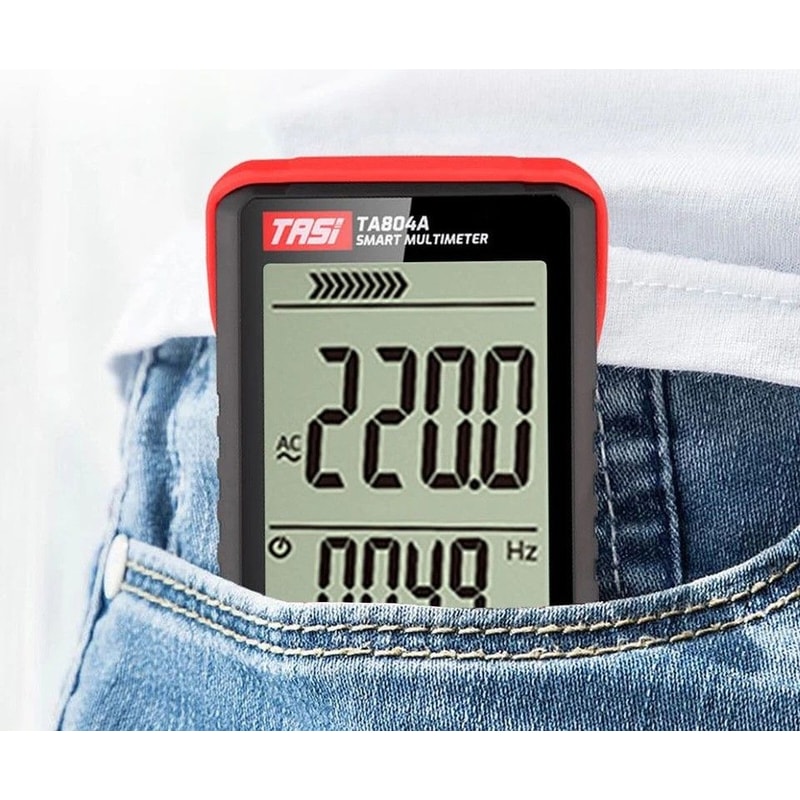 Digital Multimeter Voltage Tester With AC DC Voltmeter And Ohmmeter LCD Display Flashlight 0