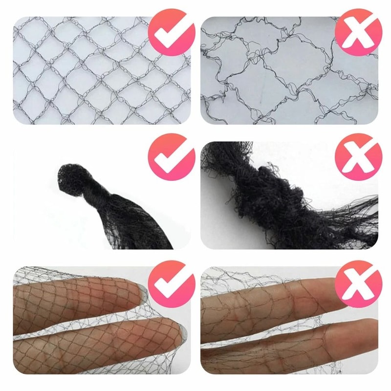 Invisible Hair Nets Stretch Cap Mesh Hairnet With Elastic Edge For Secure Hair Bun Professional Us 2