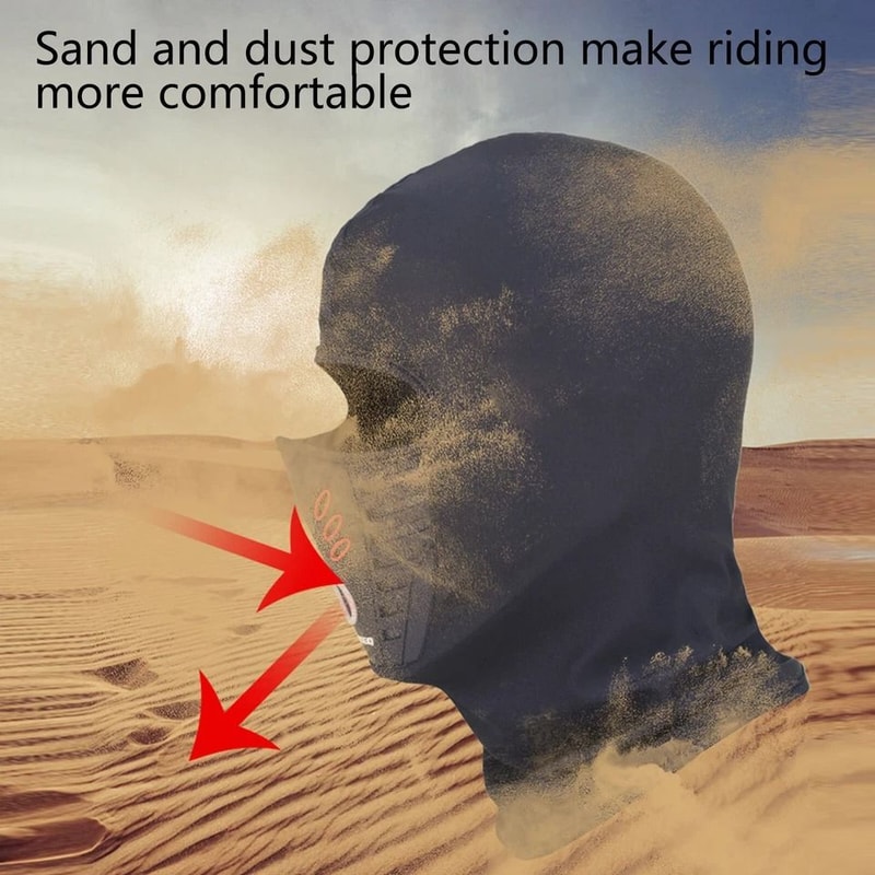 Outdoor Full Face Mask For Windproof Protection Summer Fleece Ski Bicycle Ninja Hood 3