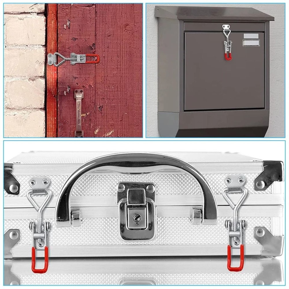 Adjustable Heavy Duty Toggle Latch Catch AntiRust Lock Clamp For Cases And Cabinets 3