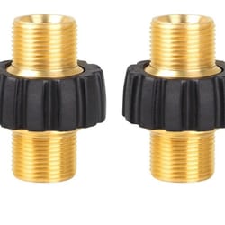 brass pressure washer connector quick connect fitting hose adapter