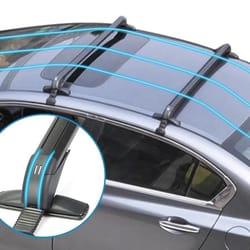 universal car roof rack cross bar aluminum luggage carrier with anti-theft lock