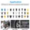 Car Body Push Pin Rivet Trim Panel Clips Moulding Fastener Universal Automotive Replacement Clips F 1