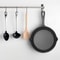 Cast Iron Skillet Set PreSeasoned NonStick Frying Pans 5