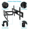 Full Motion TV Wall Mount For Screens Adjustable Tilt Swivel Bracket 1