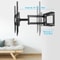 Full Motion TV Wall Mount For Screens Adjustable Tilt Swivel Bracket 3