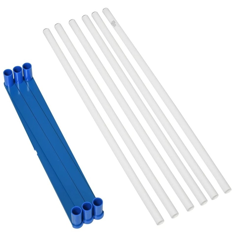 Dog Agility Weave Pole Set Exercise Kit For Outdoor Training Fun 5