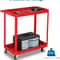 HeavyDuty Shelf Tool Cart Rolling Storage Organizer For Garage Mechanic Use Red 3