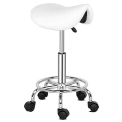 height adjustable rolling saddle stool swivel for massage & spa