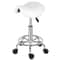 Height Adjustable Rolling Saddle Stool Swivel For Massage Spa 9