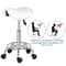 Height Adjustable Rolling Saddle Stool Swivel For Massage Spa 3