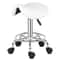 Height Adjustable Rolling Saddle Stool Swivel For Massage Spa 6