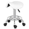 Height Adjustable Rolling Saddle Stool Swivel For Massage Spa 6