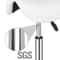 Height Adjustable Rolling Saddle Stool Swivel For Massage Spa 7