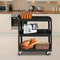 Tool Cart With Wheels Capacity Ergonomic Handle And Service Cart For Easy Mobility And Organization 0