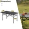 Portable Folding Camping Table With Carbon Steel Surface Carry Bag Durable Lightweight Picnic Tab 7