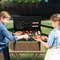 Portable BBQ Grill Set Foldable Charcoal Stove For Camping Garden With Carry Case 2