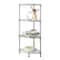 Corner Storage Rack Adjustable Wire Shelf For Kitchen Bathroom Garage 2