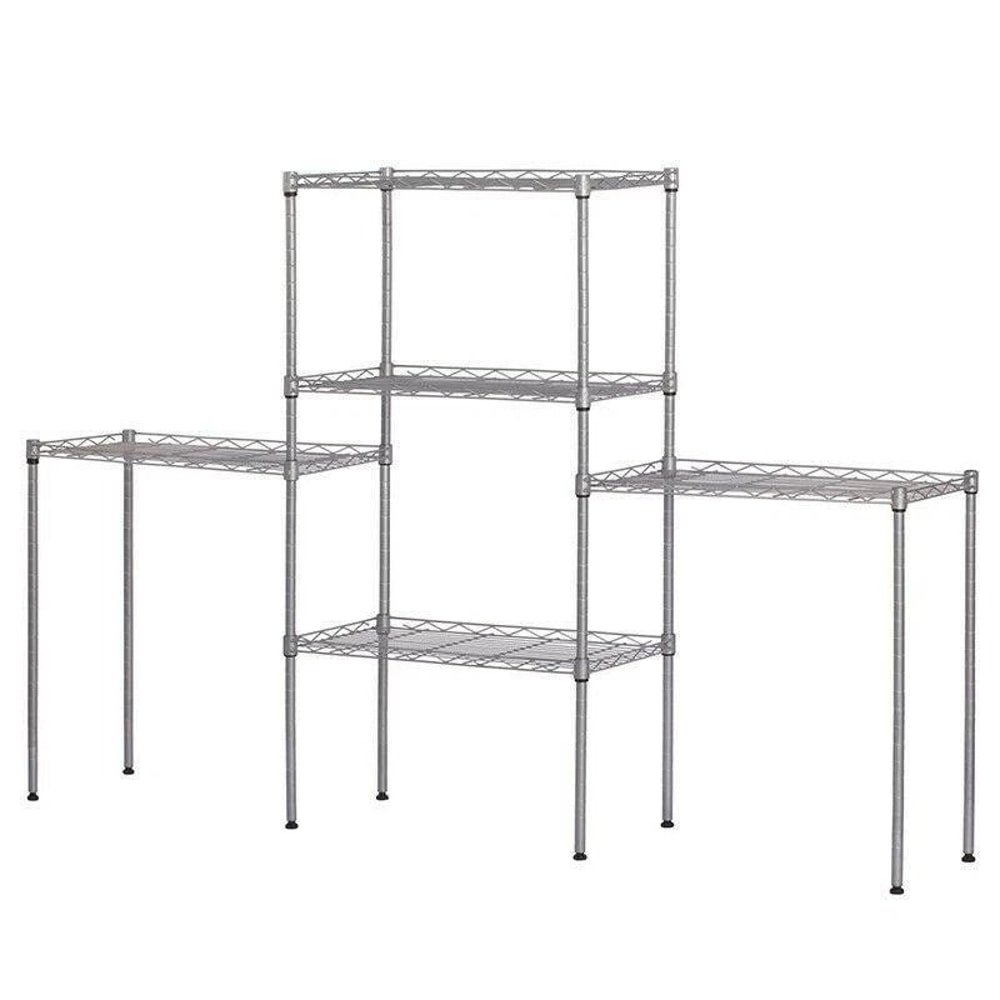 Wire Shelving Rack Adjustable Shelf Storage Unit For Home Commercial Use 3