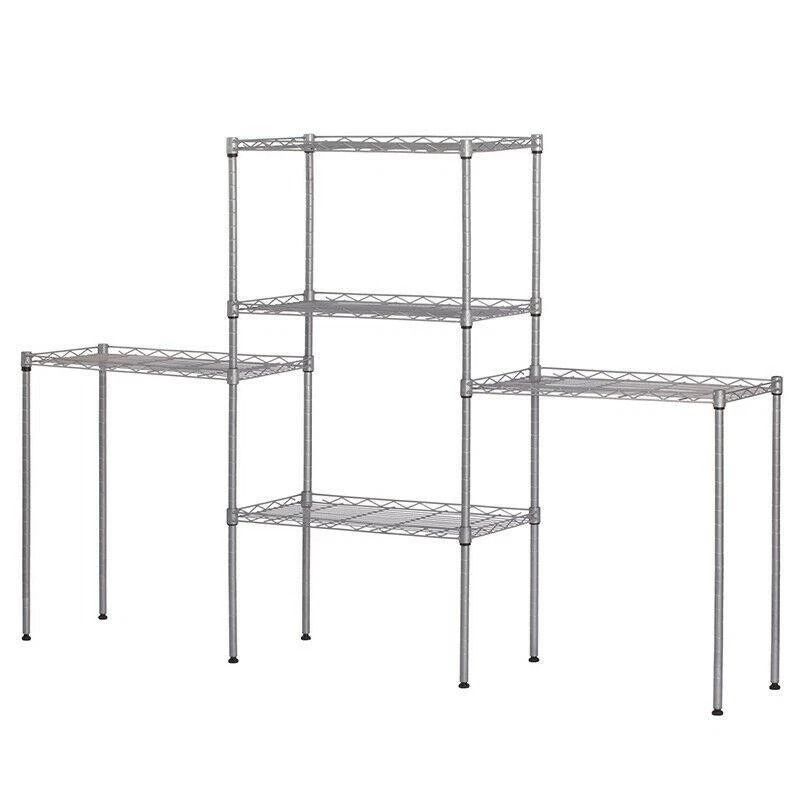 Wire Shelving Rack Adjustable Shelf Storage Unit For Home Commercial Use 3