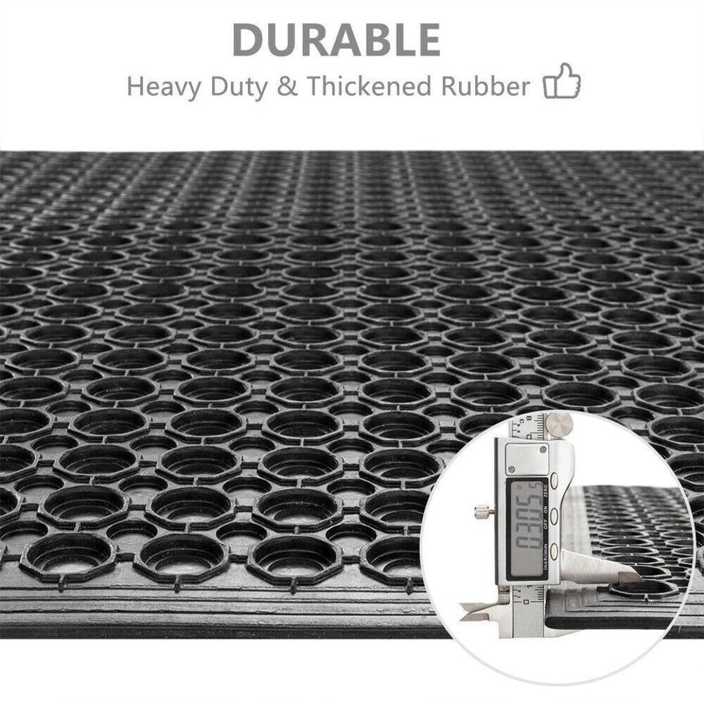 Commercial AntiFatigue Floor Mat For Kitchen Restaurant NonSlip Durable EasyClean 2