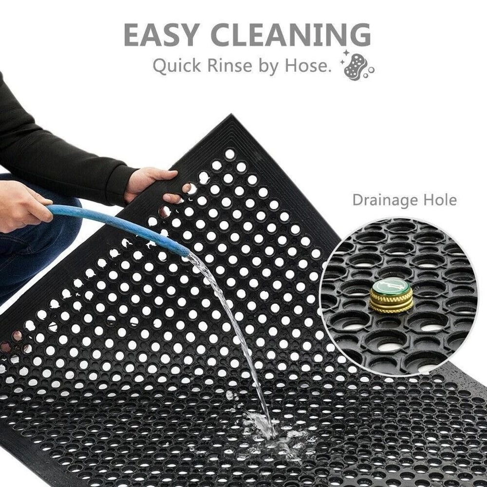 Commercial AntiFatigue Floor Mat For Kitchen Restaurant NonSlip Durable EasyClean 3