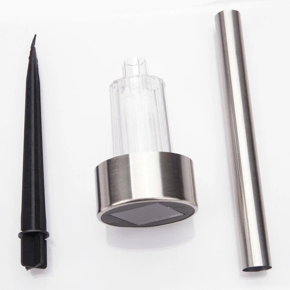 Stainless Steel Solar LED Garden Pathway Lights EcoFriendly Outdoor Lighting For Walkway Landscape 6