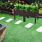 Outdoor Garden Raised Planter Box For Vegetables Flowers Herbs Brown WeatherResistant Plastic 0
