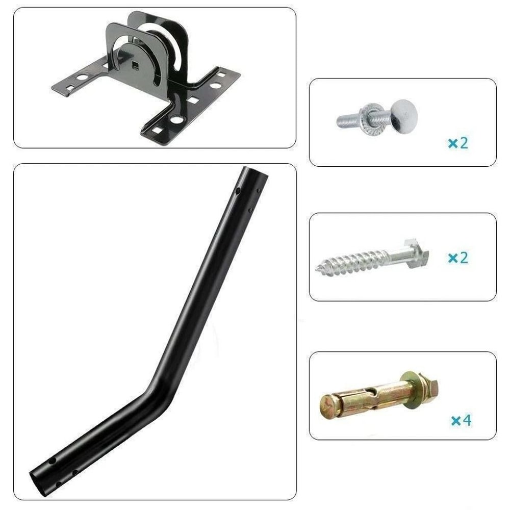 Universal Outdoor TV Antenna Mount With Adjustable J Pole Bracket For Satellite Dish 1