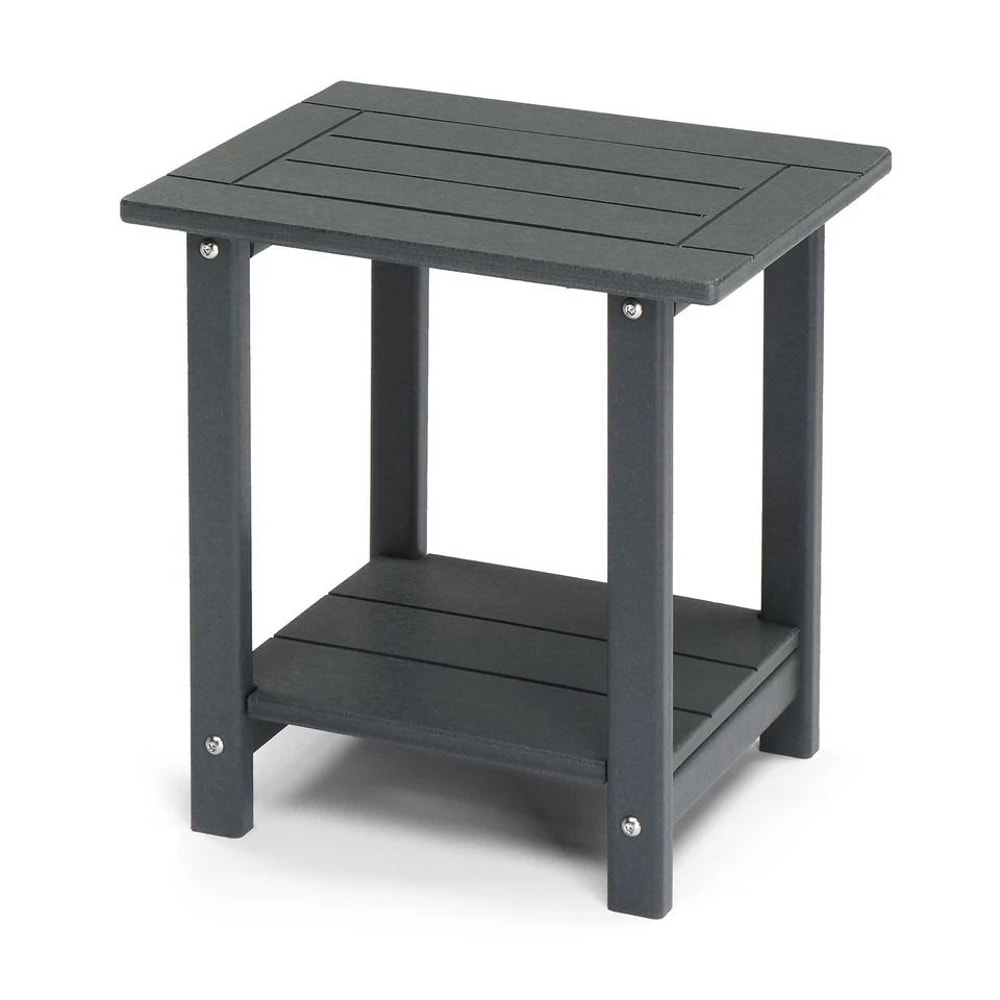 WeatherResistant HDPE Side Table For Outdoor Indoor Use Stylish Durable 1