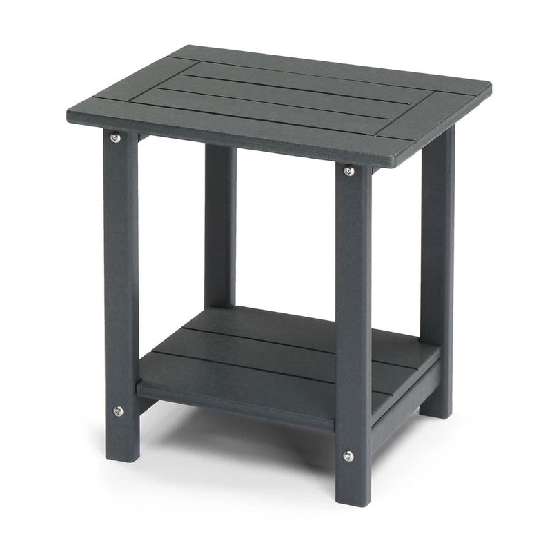 WeatherResistant HDPE Side Table For Outdoor Indoor Use Stylish Durable 1