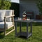 WeatherResistant HDPE Side Table For Outdoor Indoor Use Stylish Durable 5