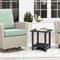 WeatherResistant HDPE Side Table For Outdoor Indoor Use Stylish Durable 6