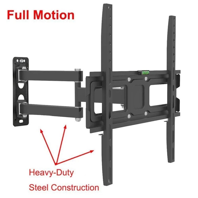 FullMotion TV Wall Mount For LED LCD OLED Swivel Tilt Adjustable Bracket 2