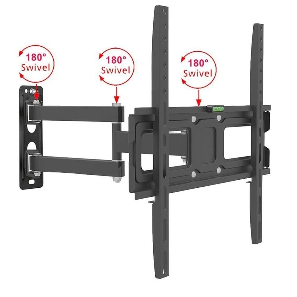 FullMotion TV Wall Mount For LED LCD OLED Swivel Tilt Adjustable Bracket 3