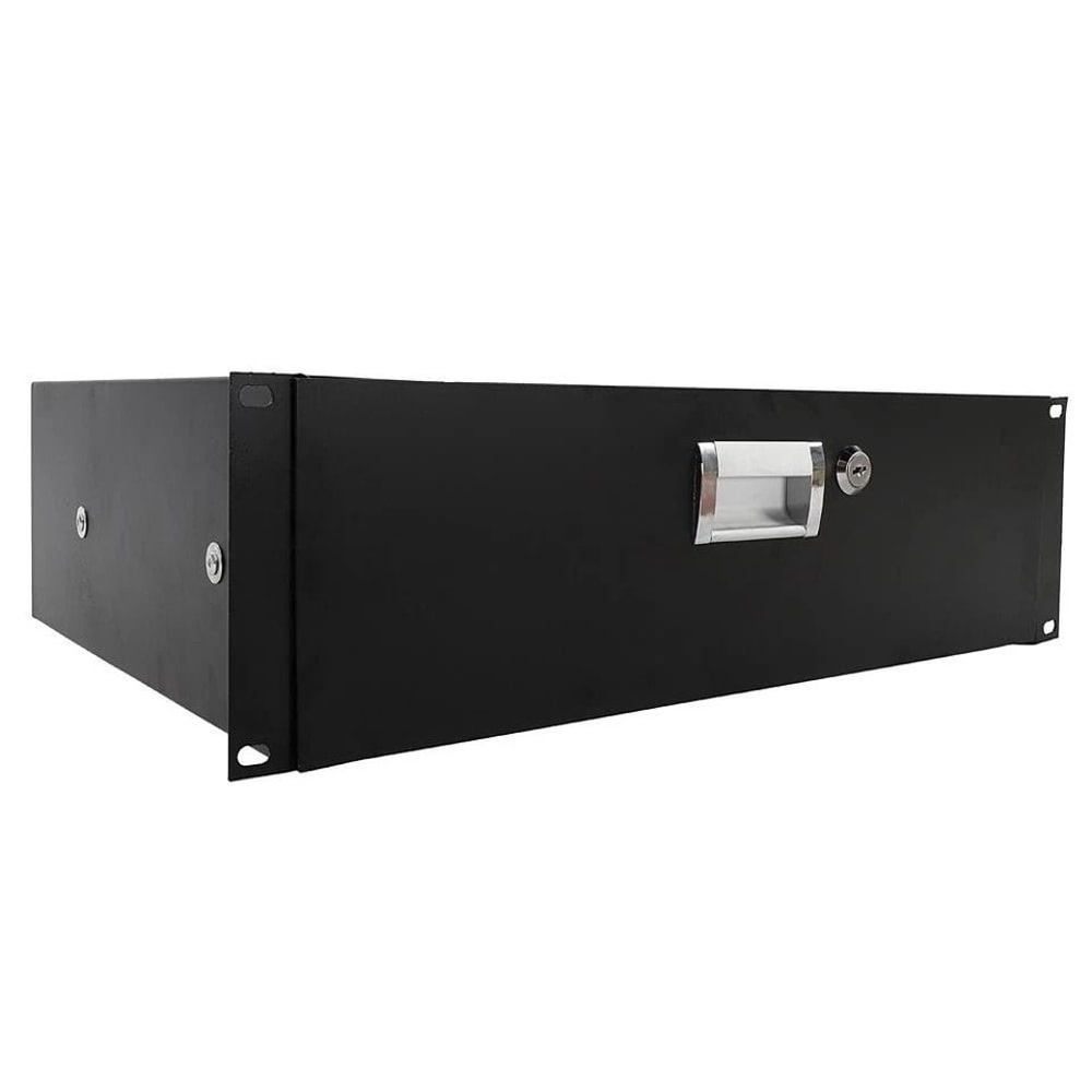 Equipment Rack Drawer With Key Lock Modular Storage Data Cabinet For Secure Tech Organization 0