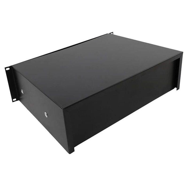 Equipment Rack Drawer With Key Lock Modular Storage Data Cabinet For Secure Tech Organization 2