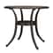 Patio Bistro Table With Umbrella Hole Cast Aluminum Dining Table For Outdoor Use 2