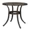 Patio Bistro Table With Umbrella Hole Cast Aluminum Dining Table For Outdoor Use 3