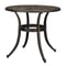 Patio Bistro Table With Umbrella Hole Cast Aluminum Dining Table For Outdoor Use 3