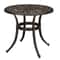 Patio Bistro Table With Umbrella Hole Cast Aluminum Dining Table For Outdoor Use 5