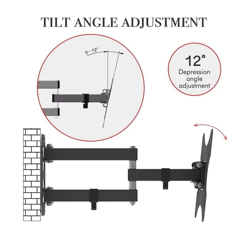 Durable Full Motion TV Wall Mount Bracket 1