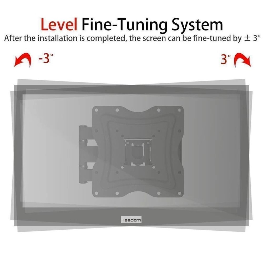 Full Motion Tilt TV Wall Mount Bracket For LCDLED SpaceSaving 3